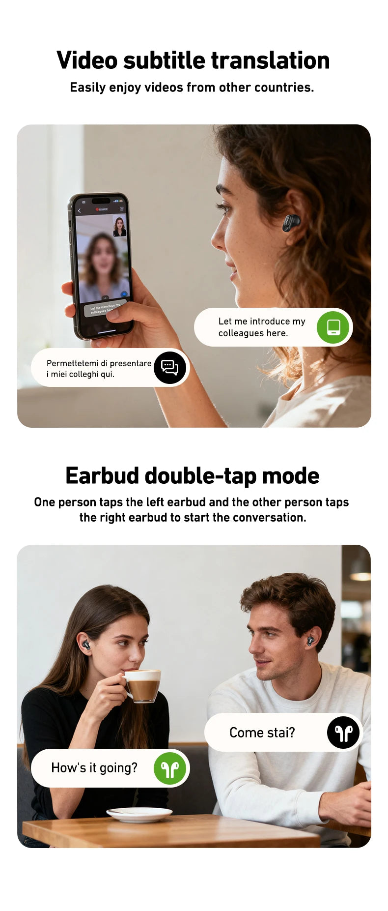 Auriculares traductores con IA HTC NE79 – imagen 18