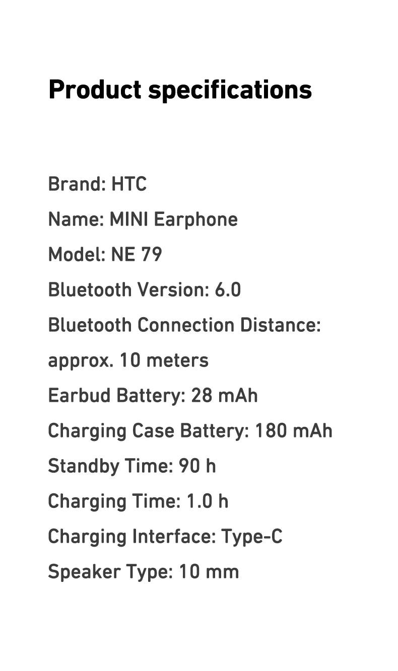 Auriculares traductores con IA HTC NE79 – imagen 20