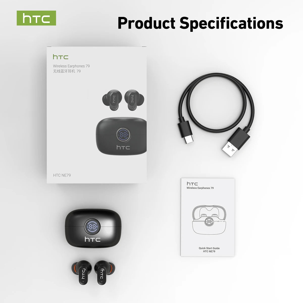 Auriculares traductores con IA HTC NE79 – imagen 6
